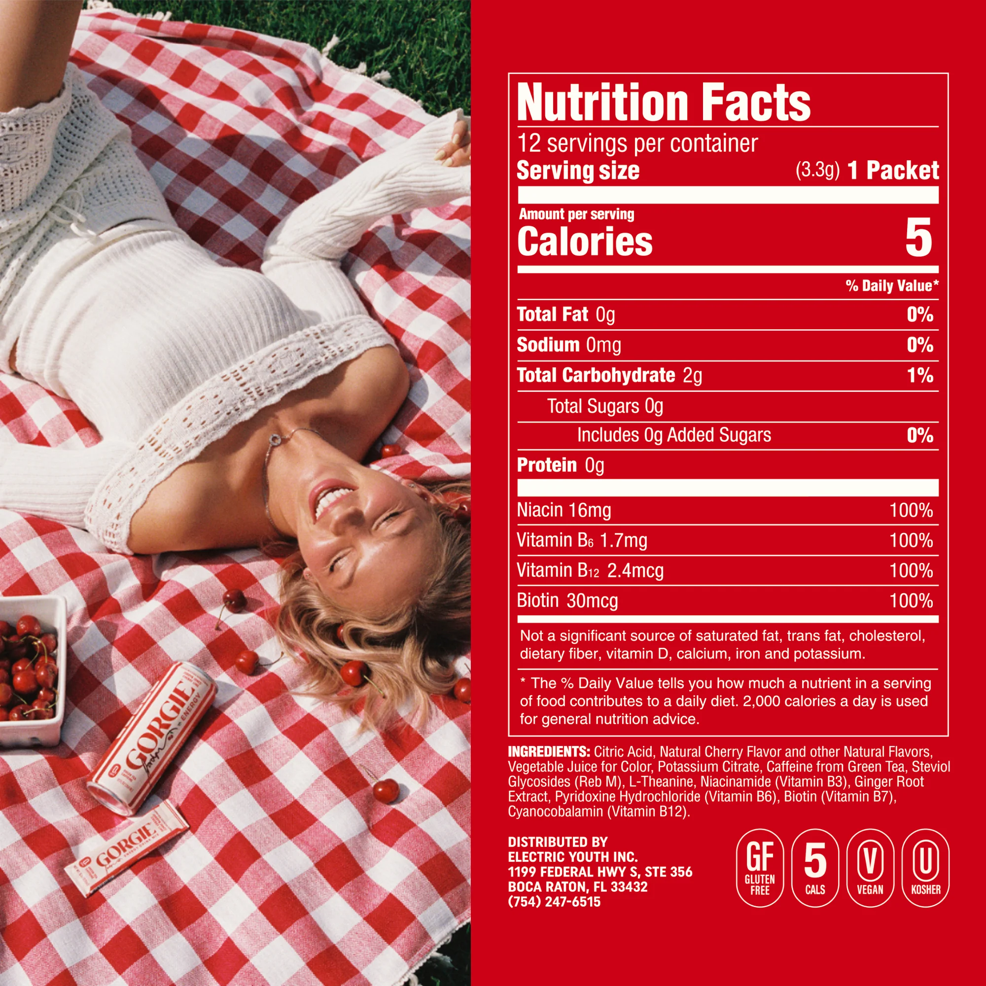 GORGIE Energy Drink Mix Cherry Lime - Image 4