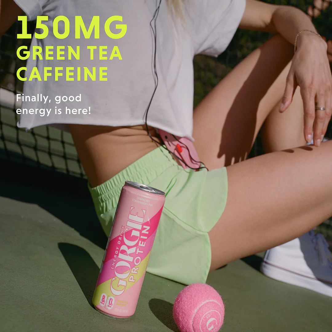 GORGIE Protein Energy Drink - Strawberry Pop - Image 3