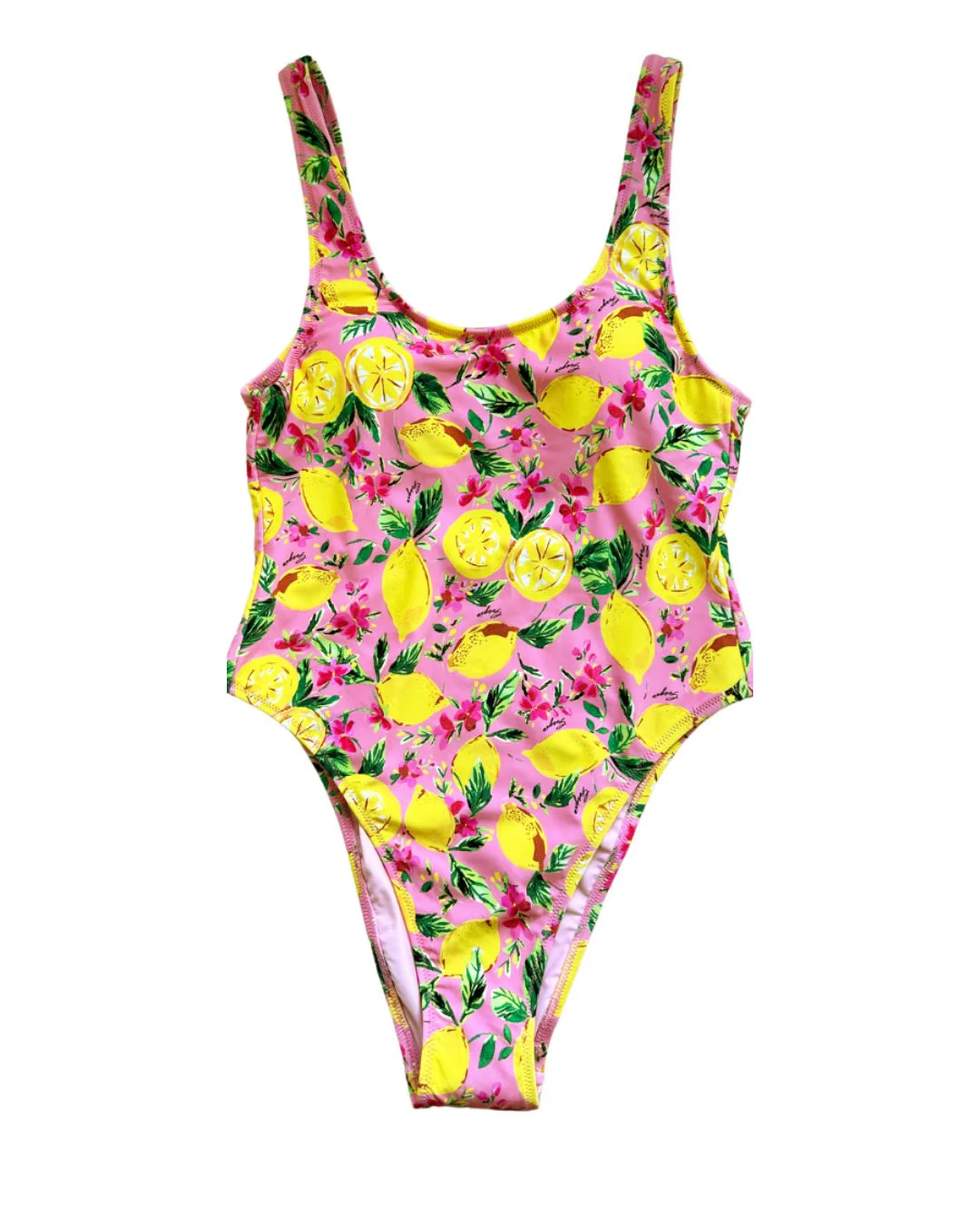 One Piece Pink Lemon Print - Image 4
